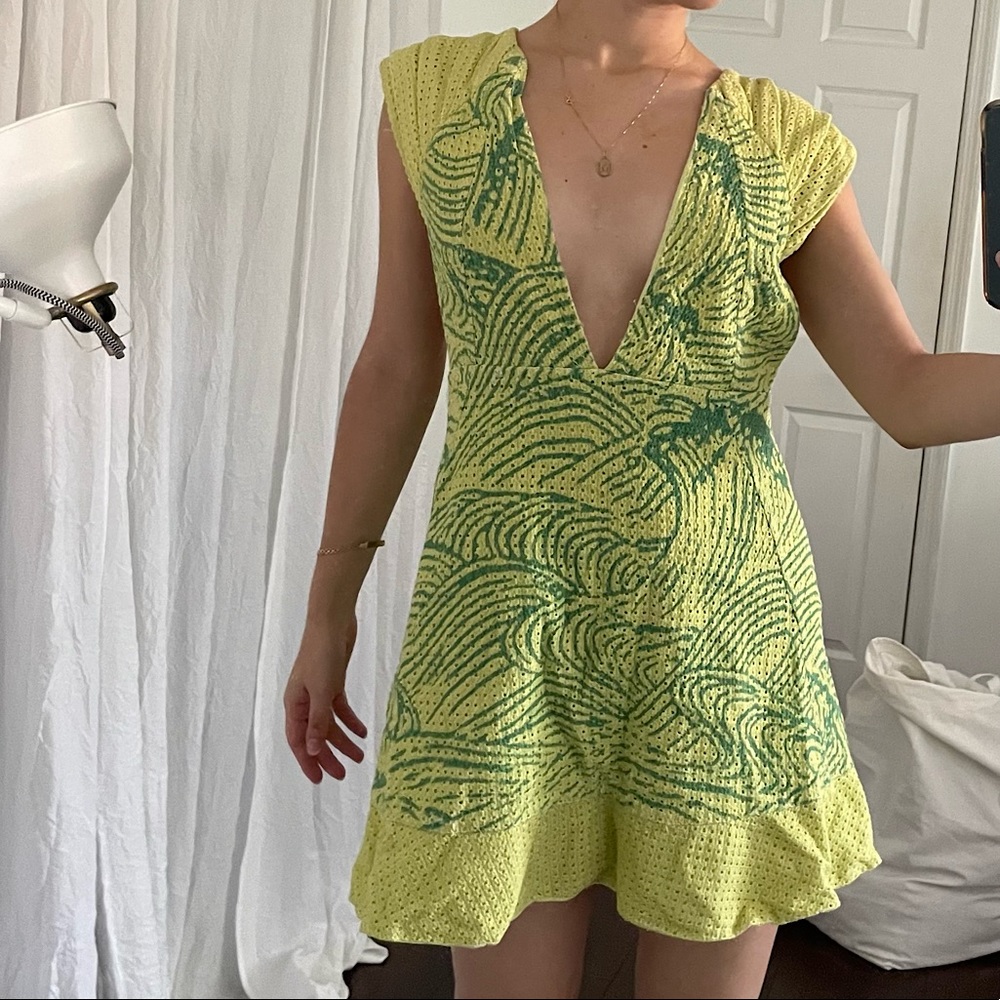 Beautiful patterned sleeveless dress